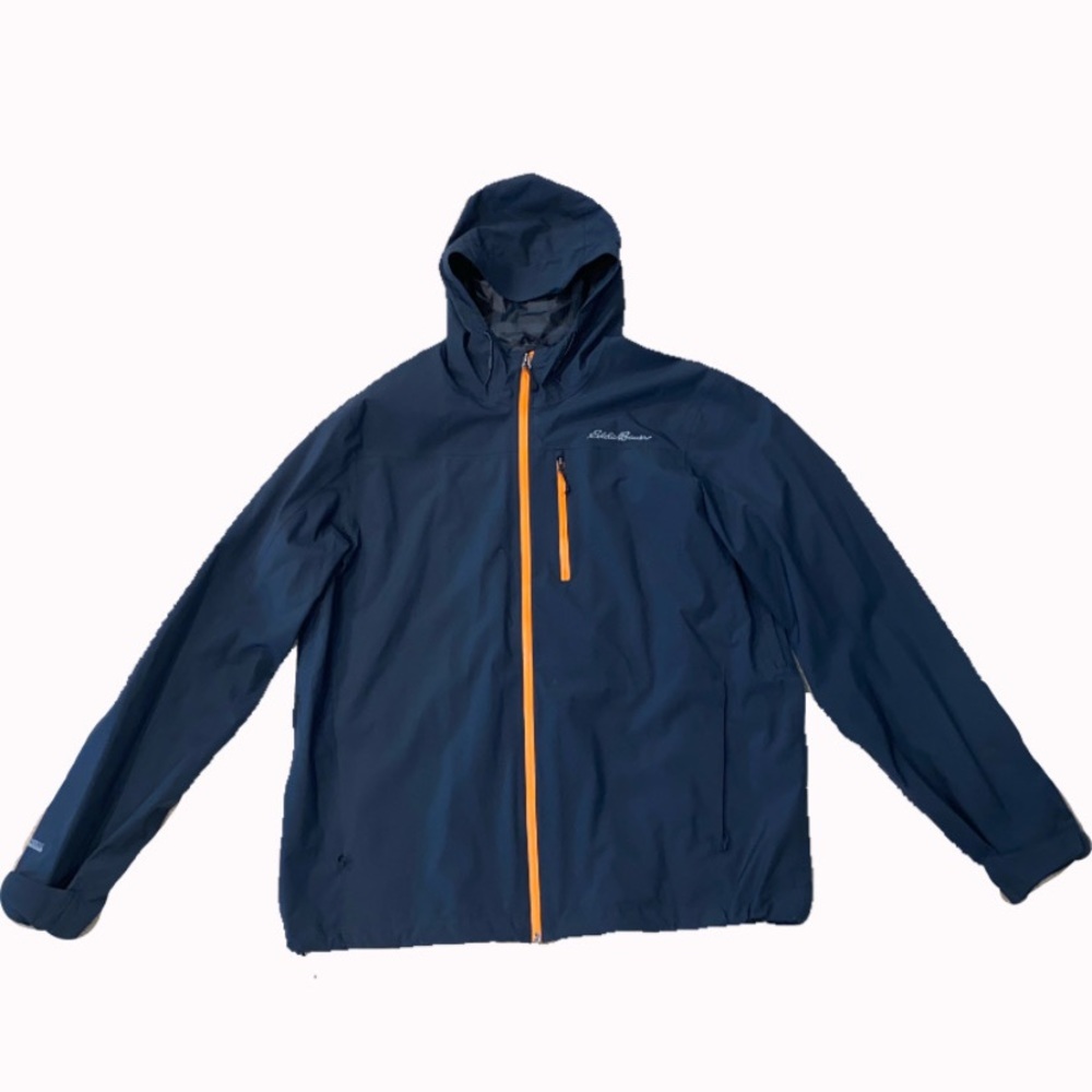 EDDIE BAUER WEATHER EDGE RAIN JACKET, MENS XL, WORN ONCE